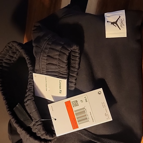 Jordan Pants Flight Fleece 100% Cotton New With Tags, Classic Jordan Sweatpants - Picture 8 of 10
